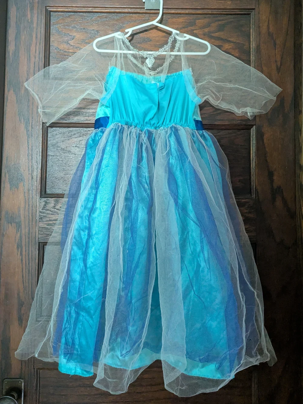 💲SOLD Disney Frozen Elsa Girls' Sparkle Costume Dress Size 7/8yrs
